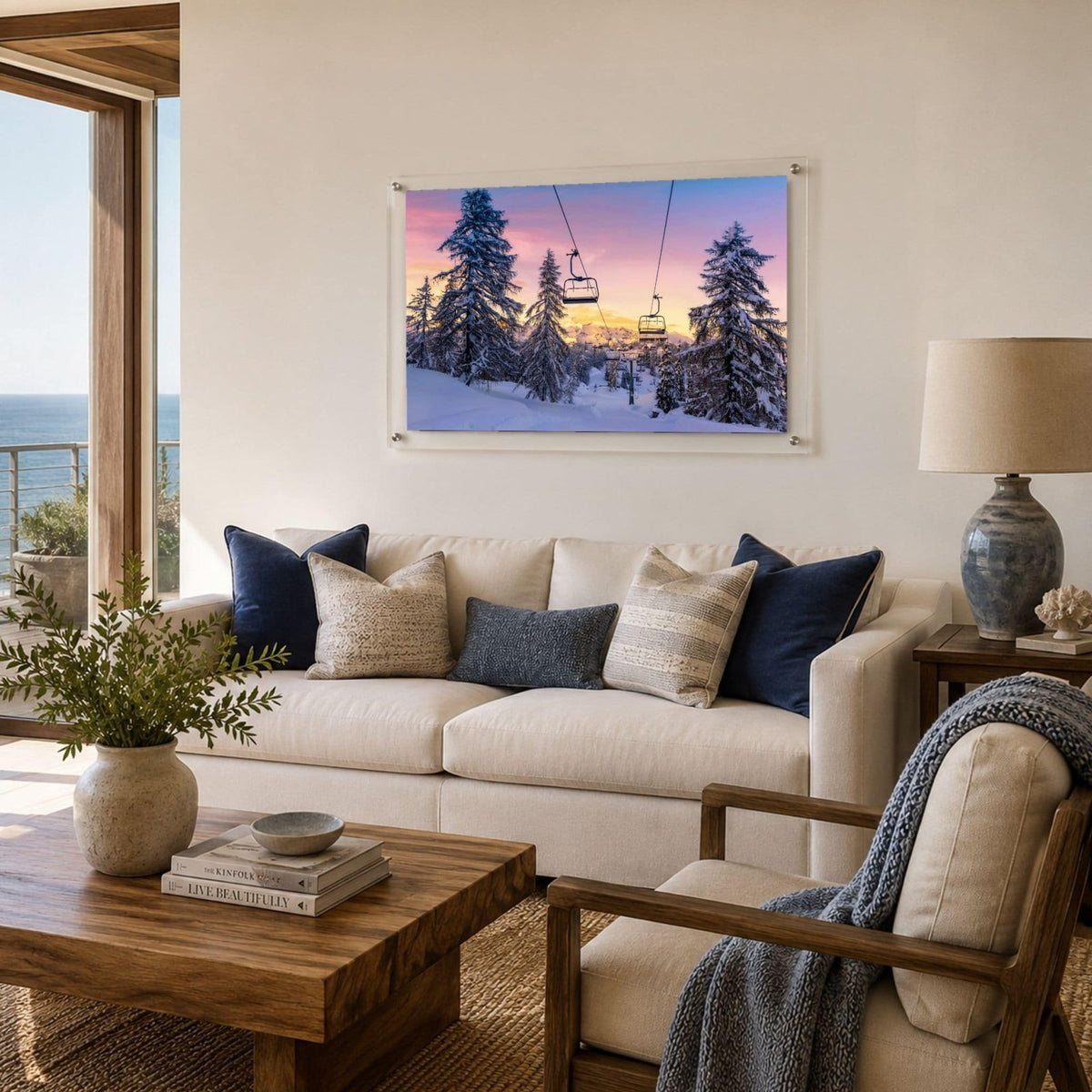 Pink Sky Apres Acrylic Wall Art Print