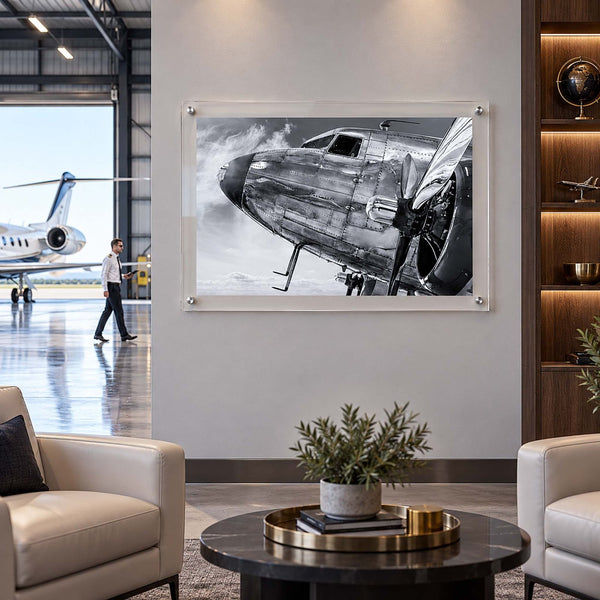 Plane and Simple Acrylic Wall Art Print