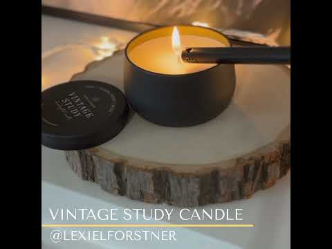 Vintage Study Luxury Scented Soy Candle, 40 - 45hrs