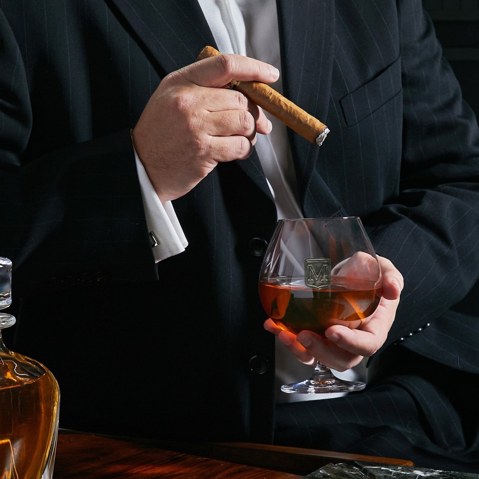 Regal Crested Cognac Brandy Glass