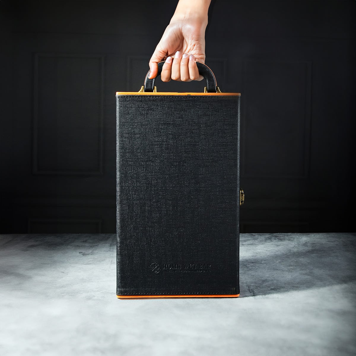 Rhone Wine Gift Box with Custom Wine Glass and Accessories