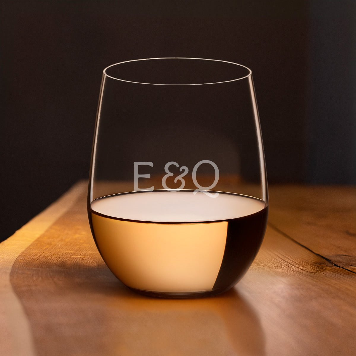 Riedel O Stemless Wine Glasses, White Wine/Chardonnay - Set of 2
