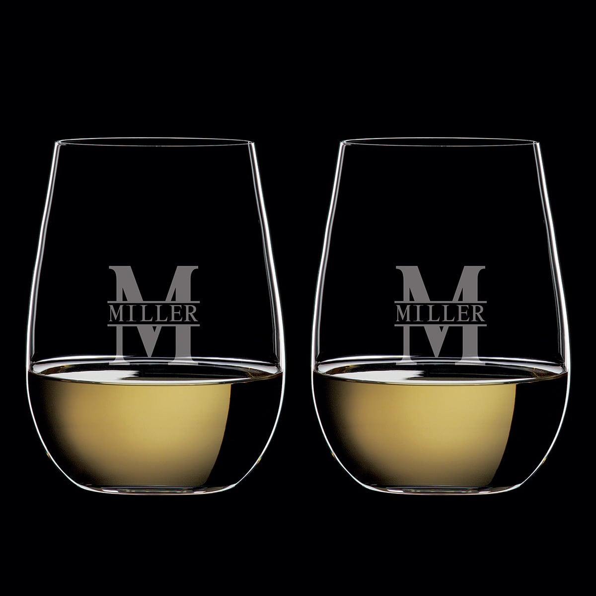 Riedel Stemless Wine Glasses, Chardonnay/White Wine