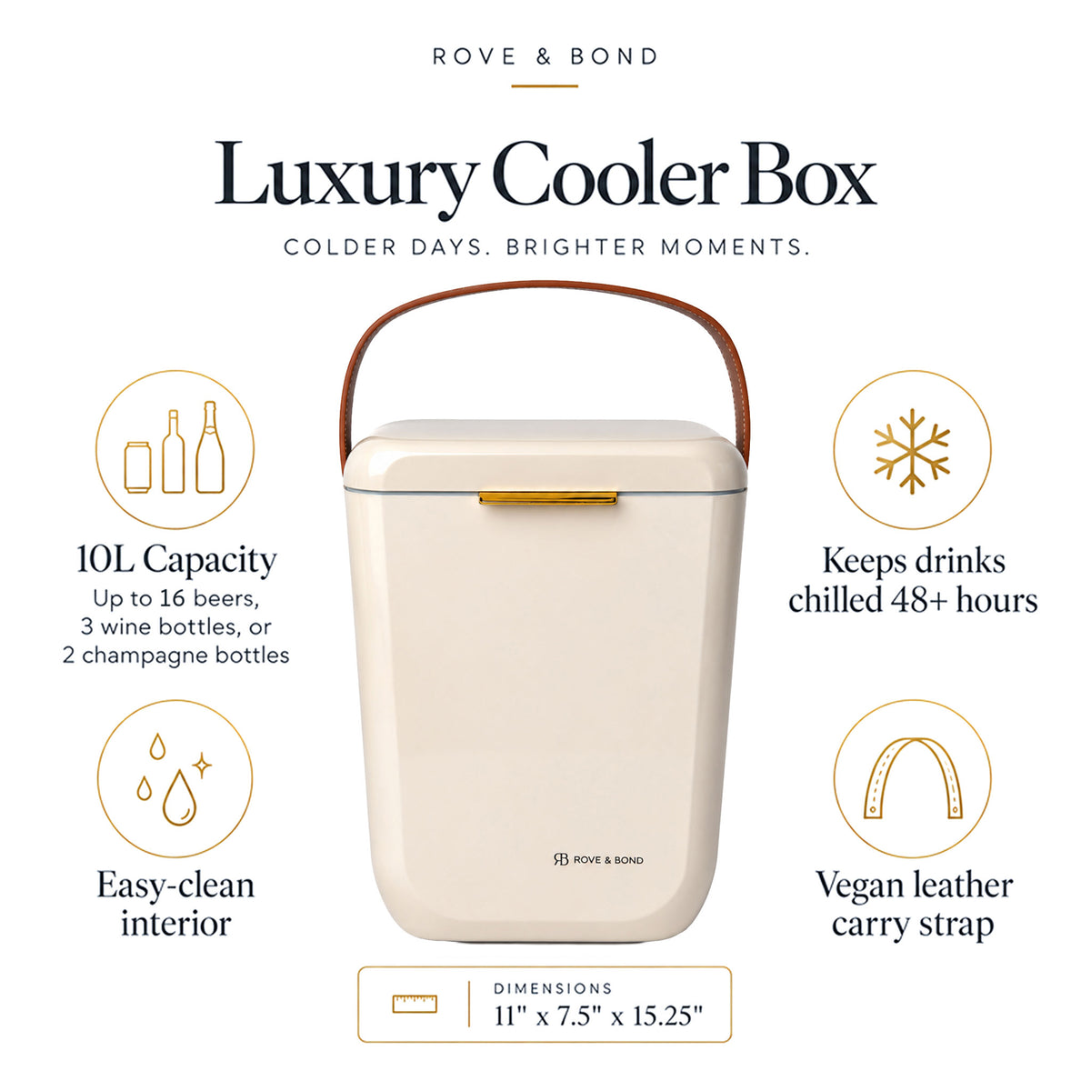 Rove & Bond Luxury Cooler Box