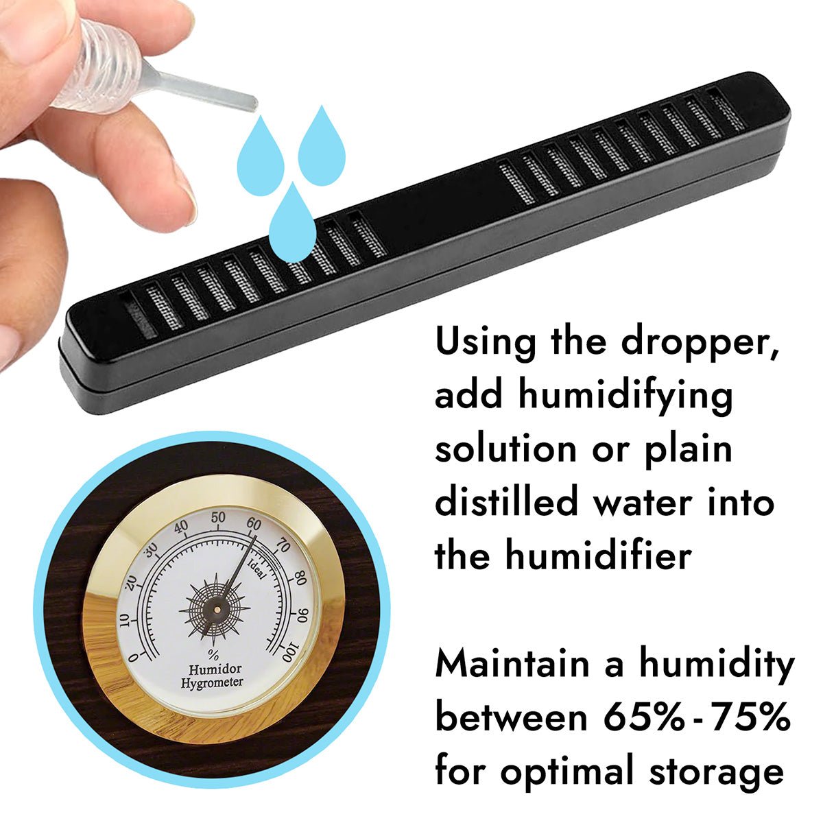 Santiago Cigar Humidor Set, Gifts for Cigar Lovers