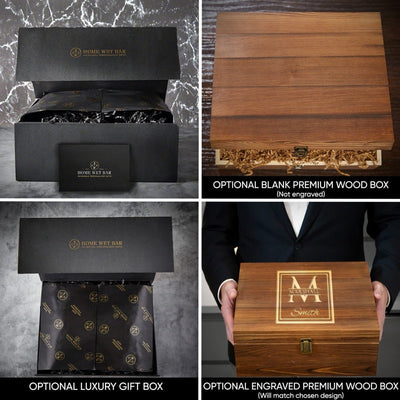 Set of 4 Personalized White Wine Glasses