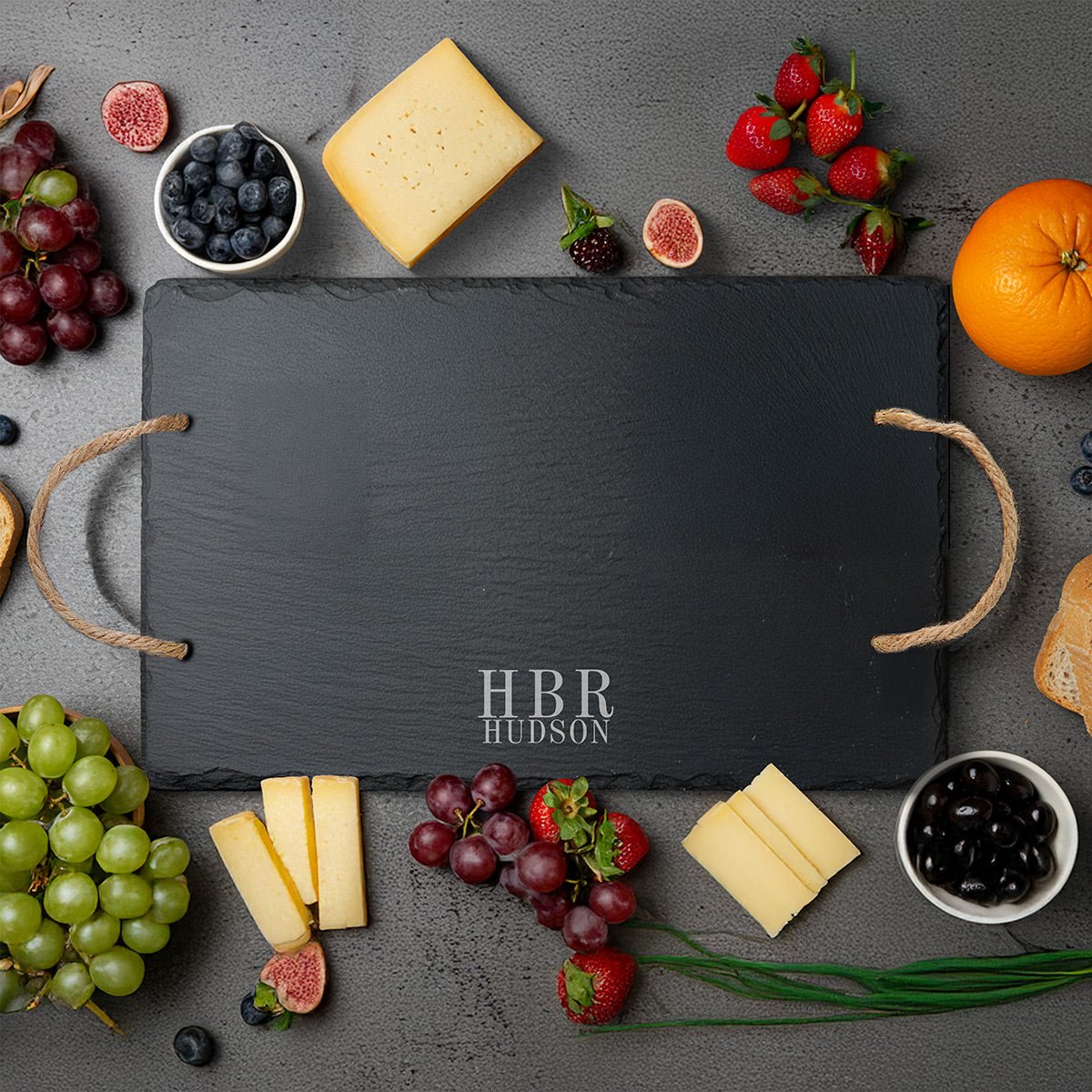 Slate Personalized Cheese Board