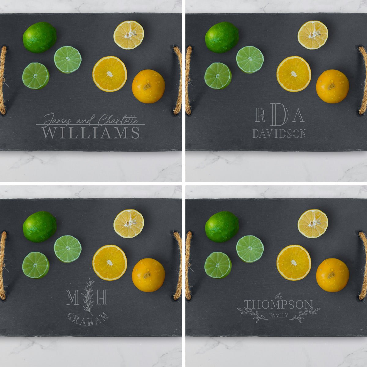 Slate Personalized Cheese Board