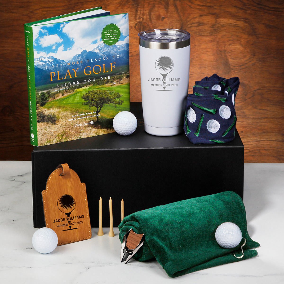 St. Andrews Golf Gift Basket - Golf Accessories for Men