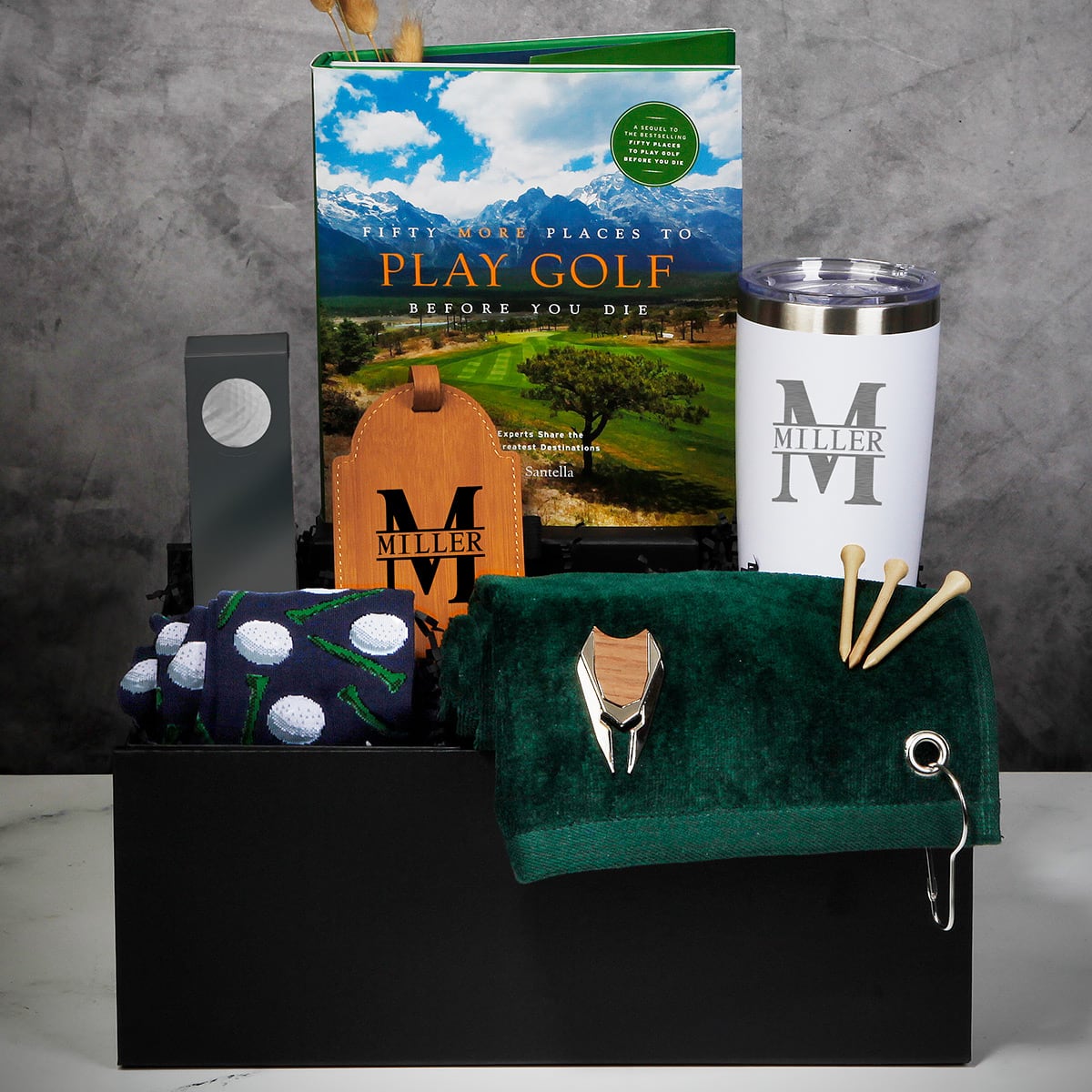 St. Andrews Golf Gift Basket - Golf Accessories for Men