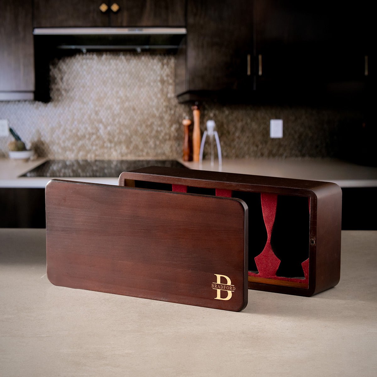 Stanton Cut Glencairn Crystal Glasses + Travel Whiskey Tasting Set