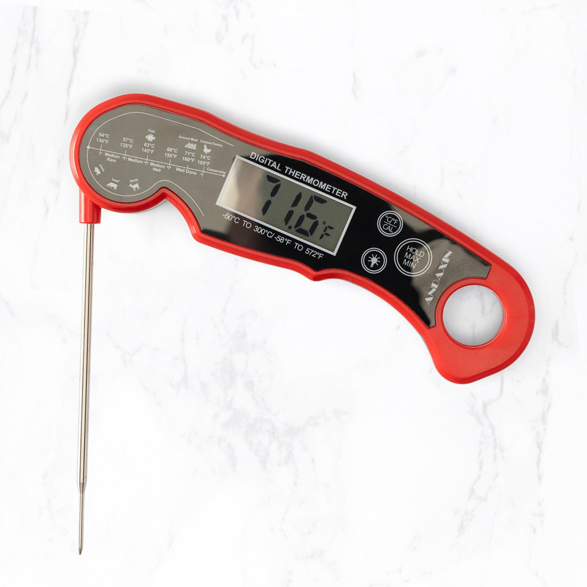 TempTrek Digital Instant Read Meat Thermometer for Cooking