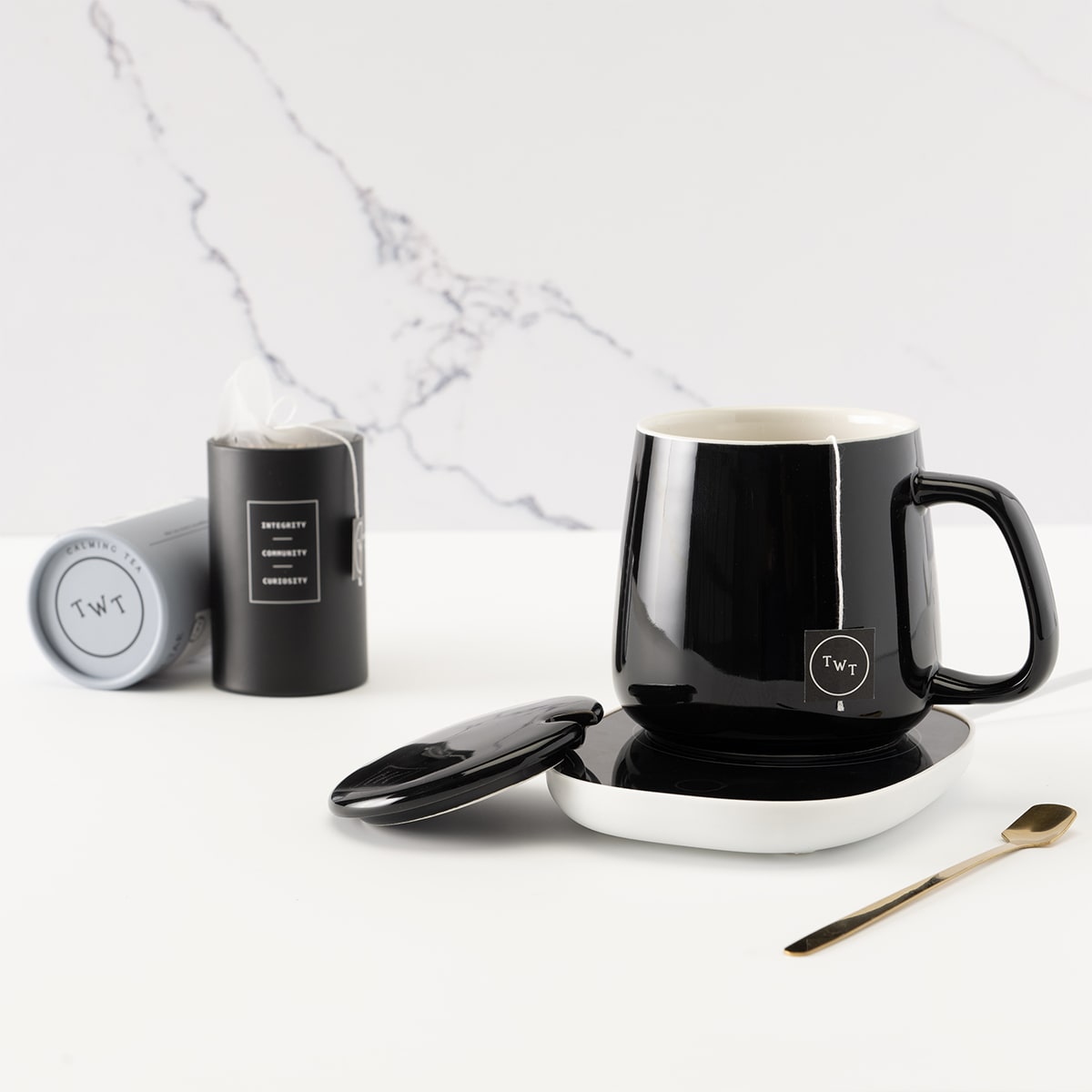 Tevora Luxury Tea Gift Set with Mug Warmer