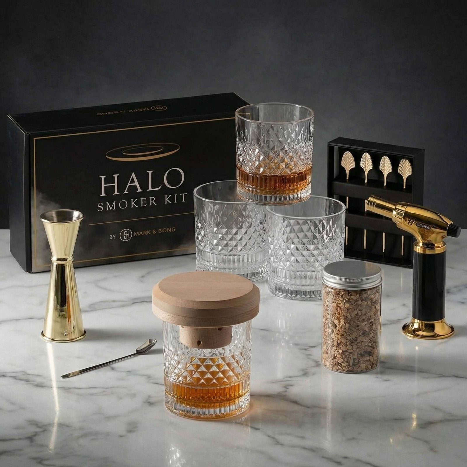 Truman Cocktail Glasses & Mixology Set