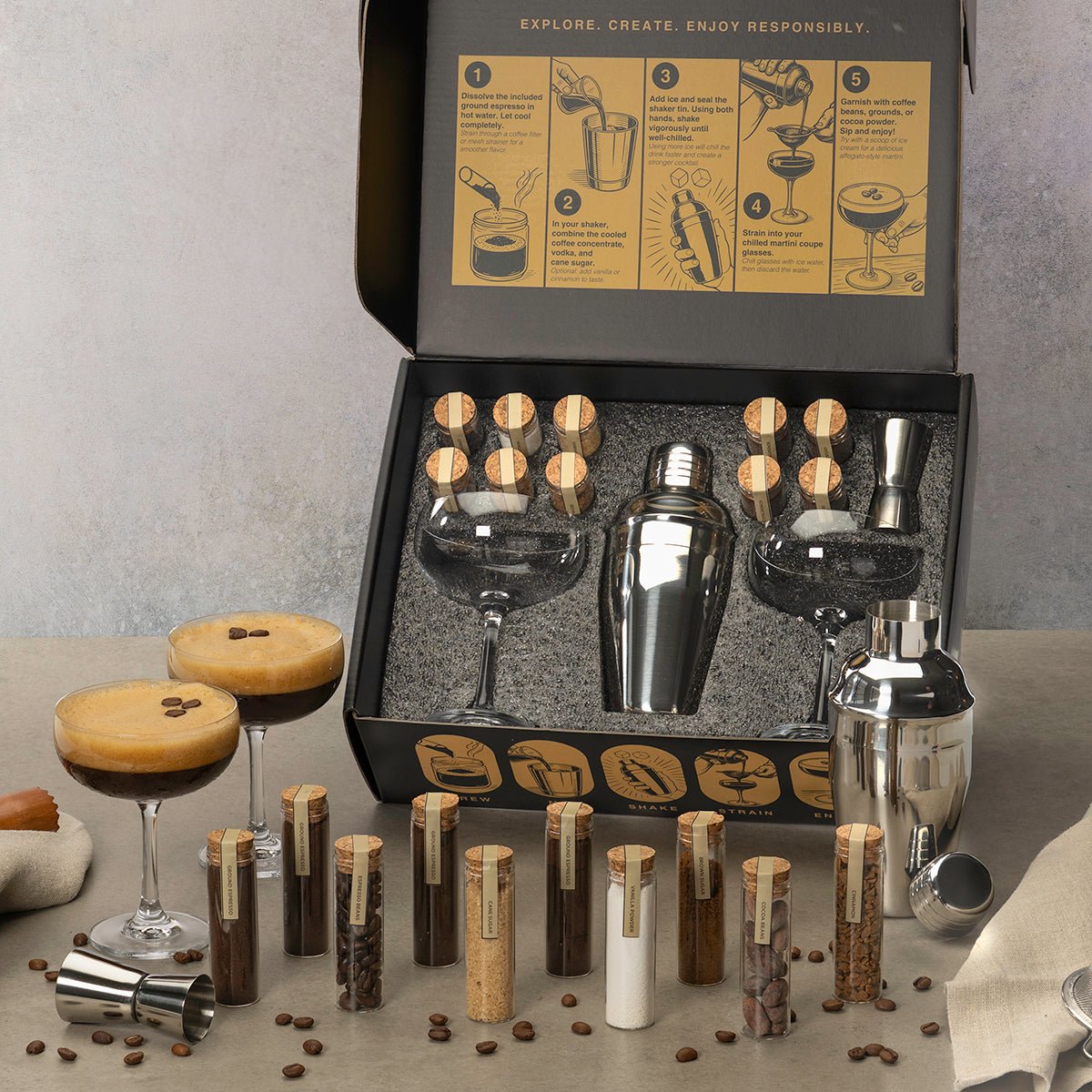 Velvet Pour Espresso Martini Kit - Infusion Cocktail Kit