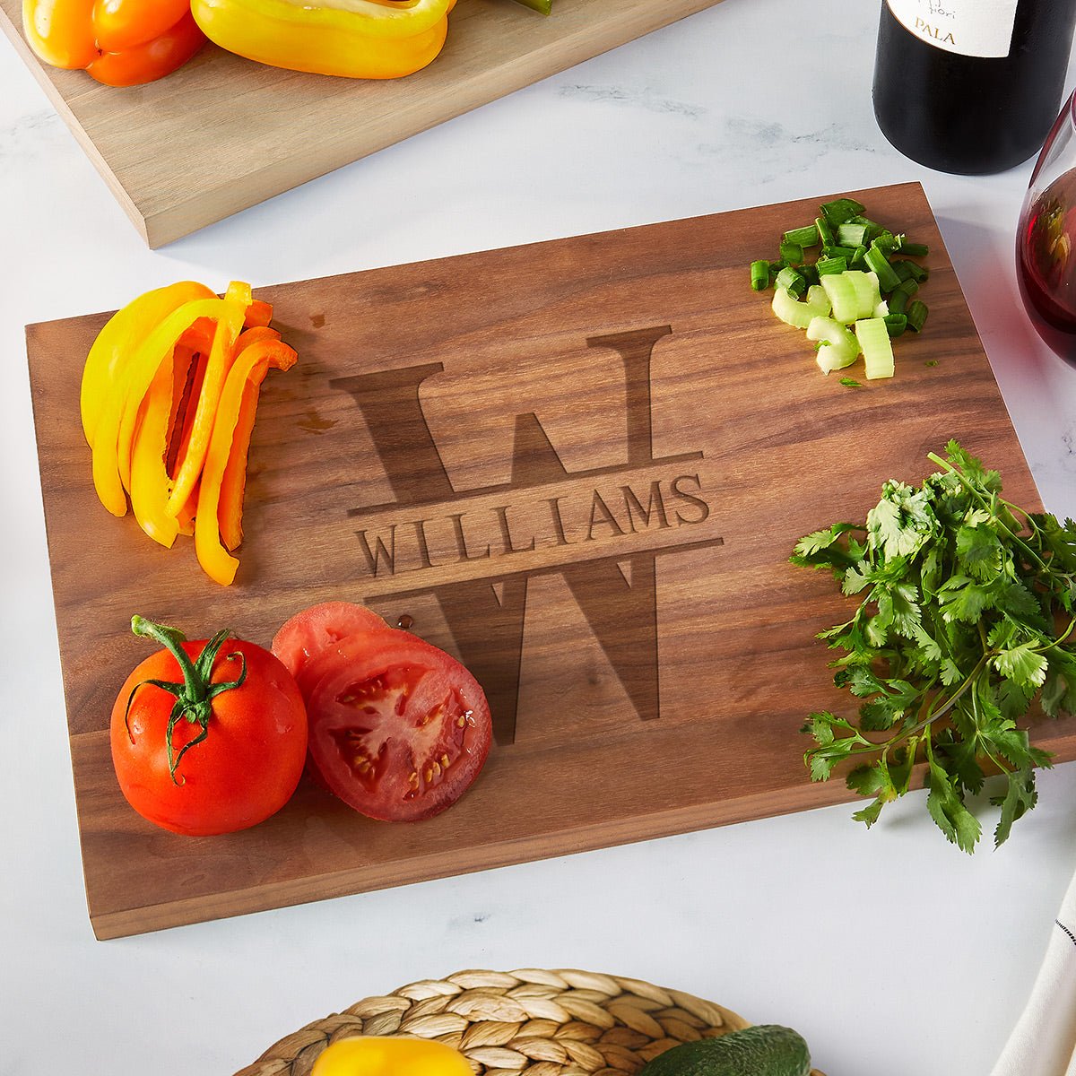 Walnut Engraved Cutting Board - Small (0.75in Thick)