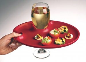 Appetizer Wine Plates