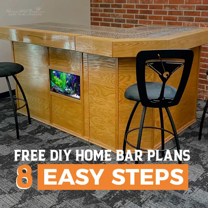 Free DIY Home Bar Plans - 8 Easy Steps