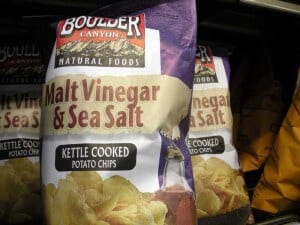 Salt and Vinegar Chips Hot Dog Topping