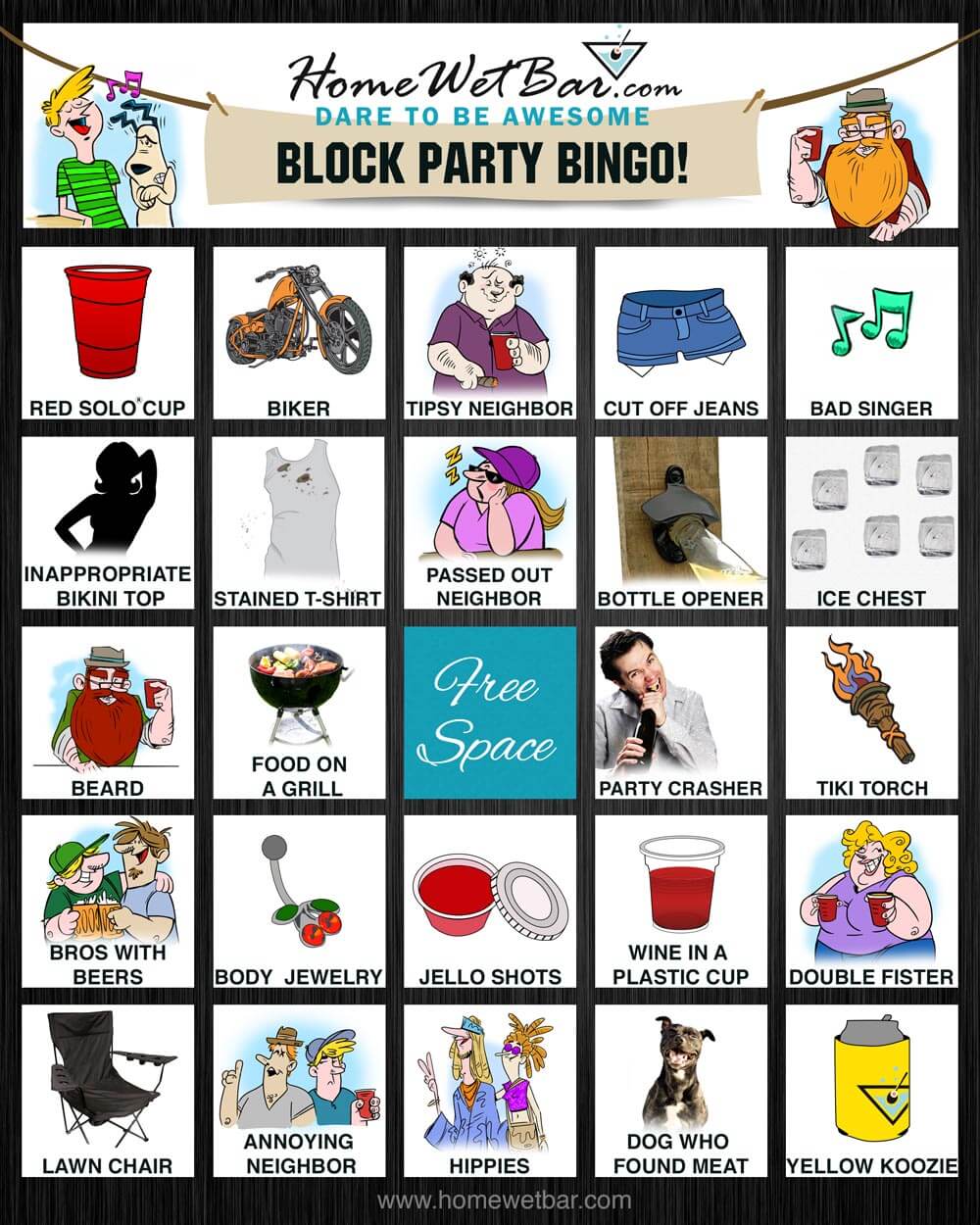Block Party Bingo