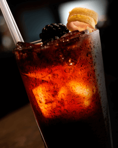Black Collins Cocktail