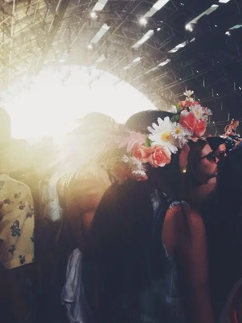 Flower Crown with Hidden Alcohol