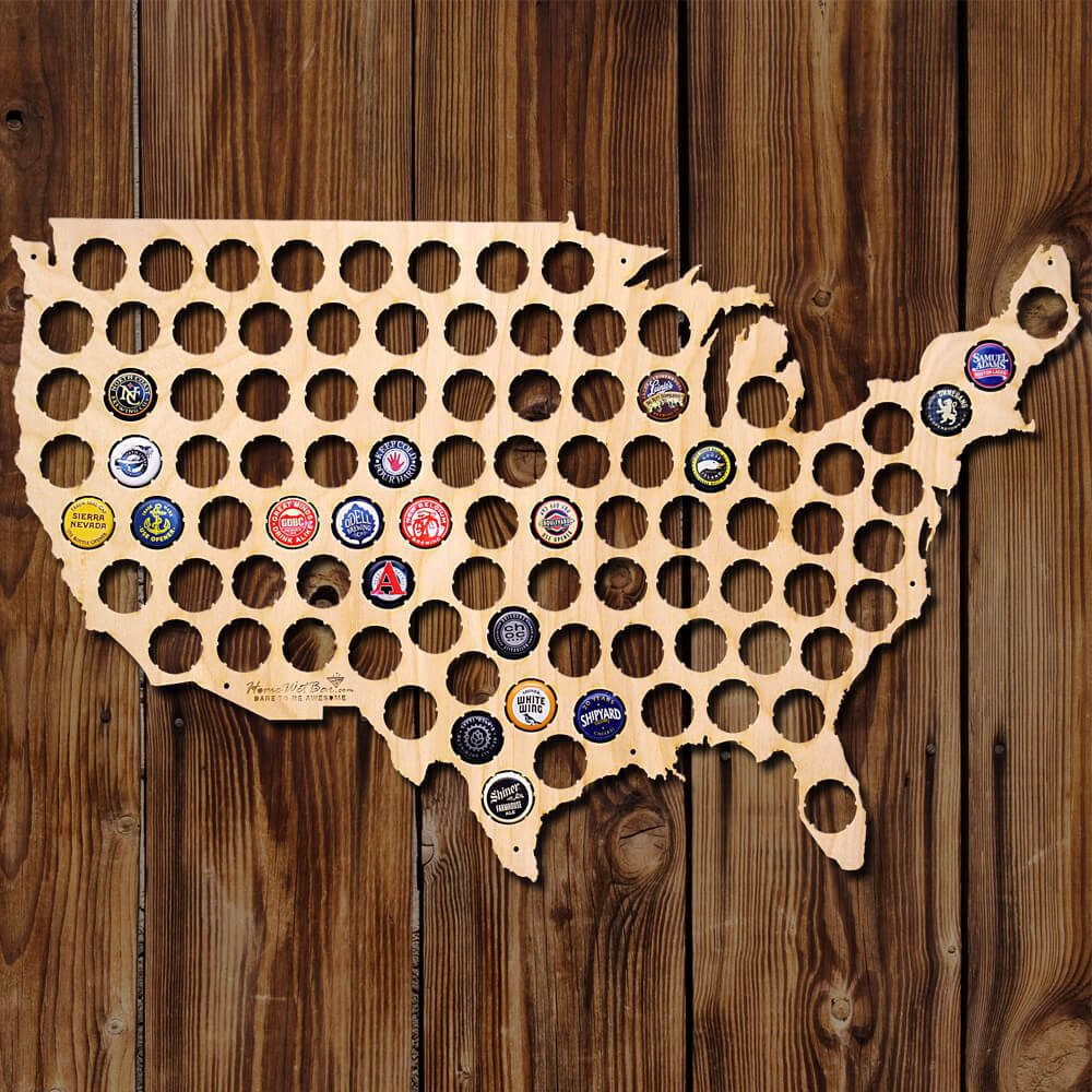 Beer Cap Map Giveaway - Enter to Win!