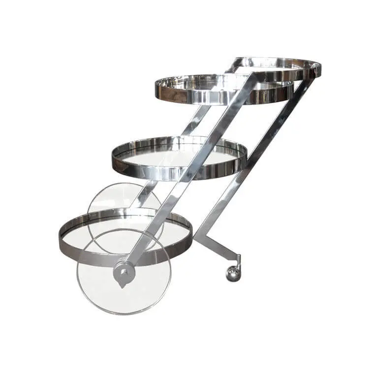 Glass Bar Cart