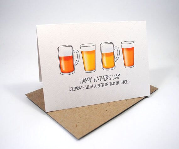 9 Funny Fathers Day Cards For Dads Who Love Booze