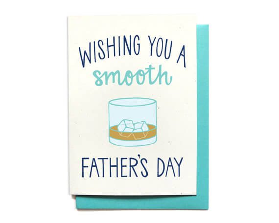 Funny Fathers Day Cards - Whiskey Gifts for Dad