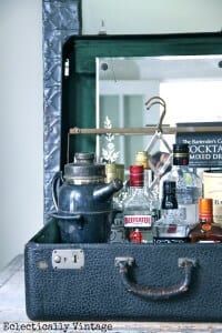 Suitcase Bar - Great for Small Apartment Bars