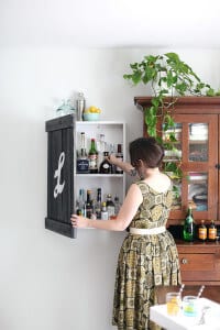 Liquor Cabinet of Home Bar Ideas