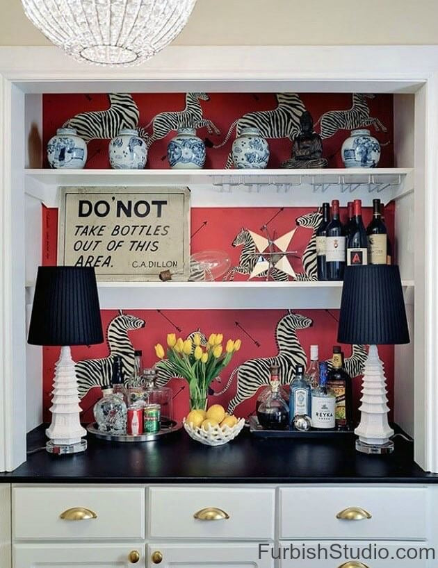 Fun Wallpaper Decor Idea