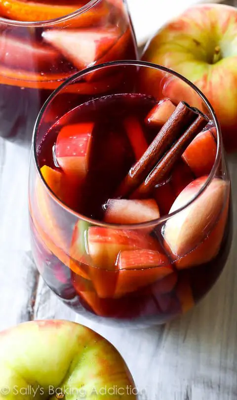 Fall & Winter Sangria with Apples