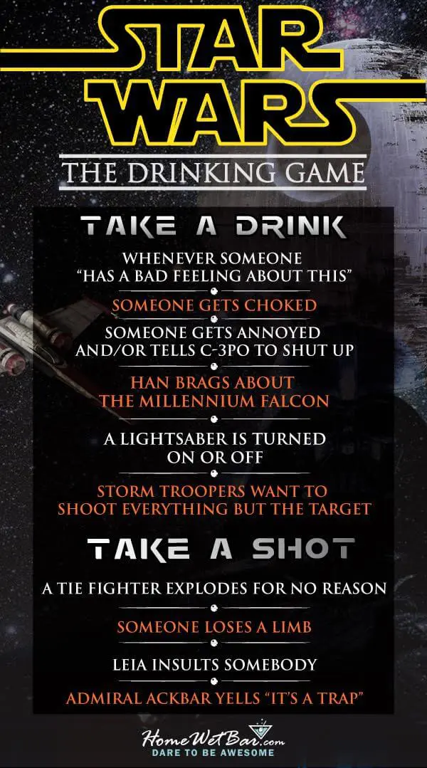 Star Wars Drinking Game