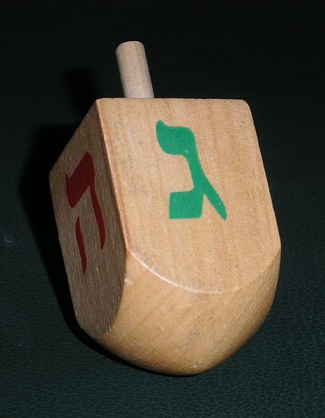 Dreidel Drinking Game - One of the great games to play at Christmas parties