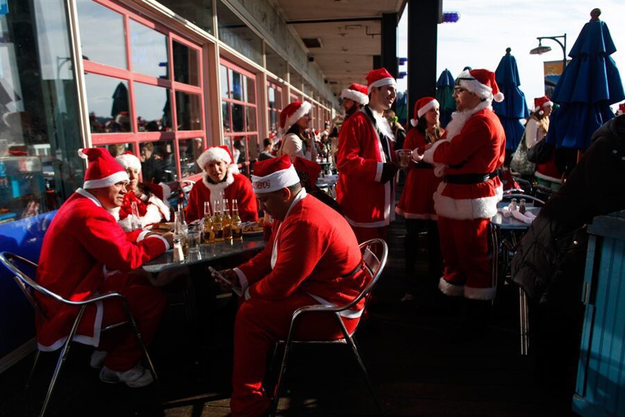 Santa Walks Into a Bar