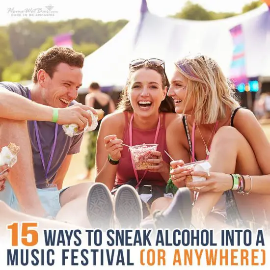 15 Ways to Sneak Alcohol into a Music Festival (or Anywhere)
