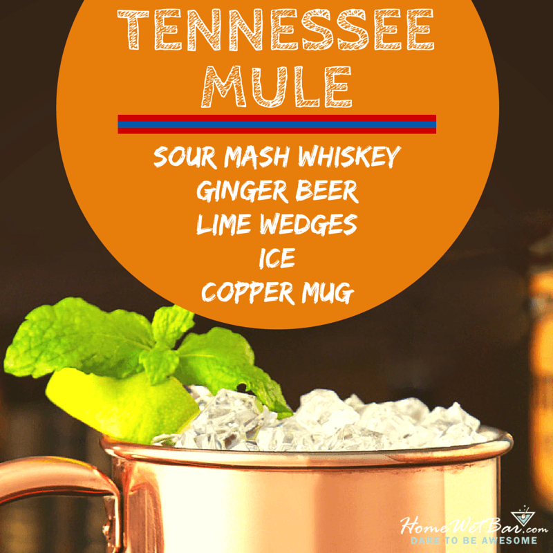 Ingredients for a Tennessee Mule