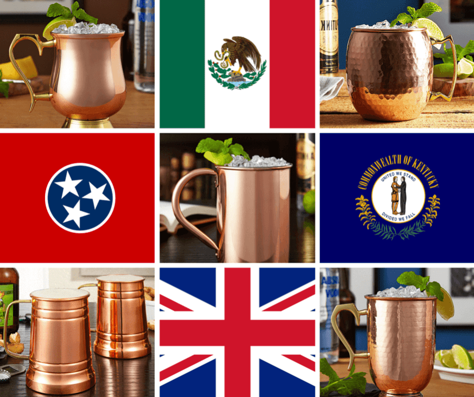Mule Drink Recipes including Mexican Mule and London Mule