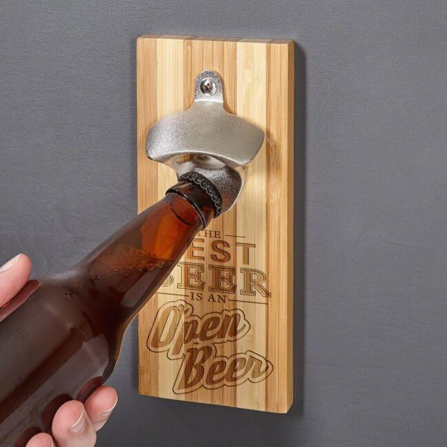 Handmade CRAFTED Beer Bottle OpenerLegendary Because This Stainless Stee...