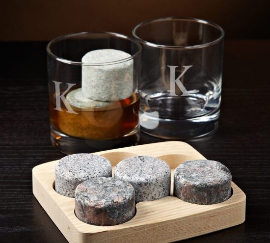 whiskey stone set for dad