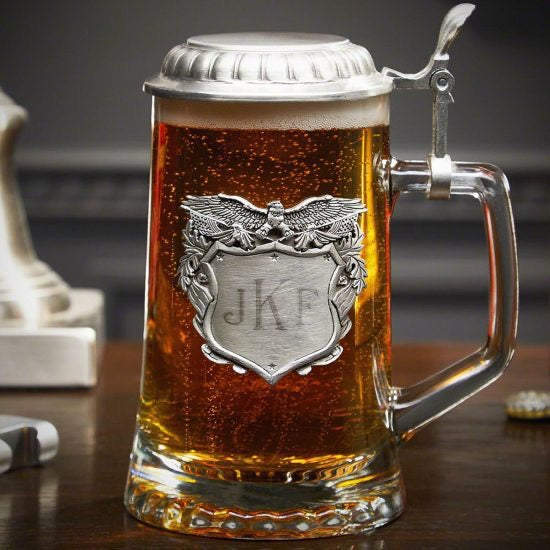 Monogrammed Beer Stein