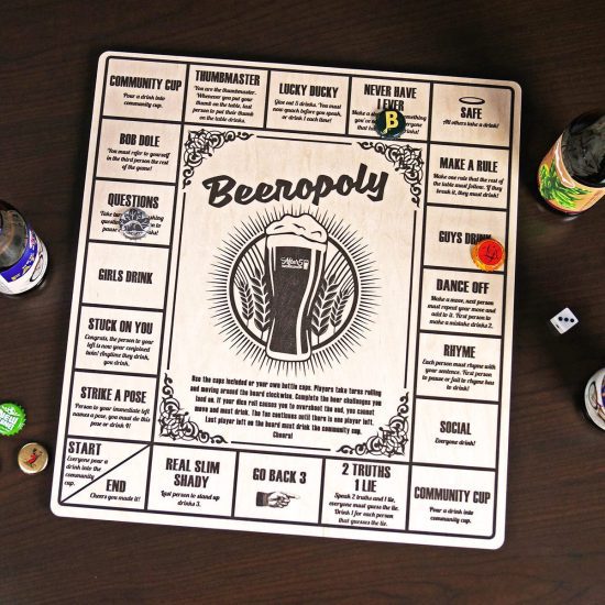 Beeropoly Drinking Game - For Groomsmen That Love to Drink and Have Fun