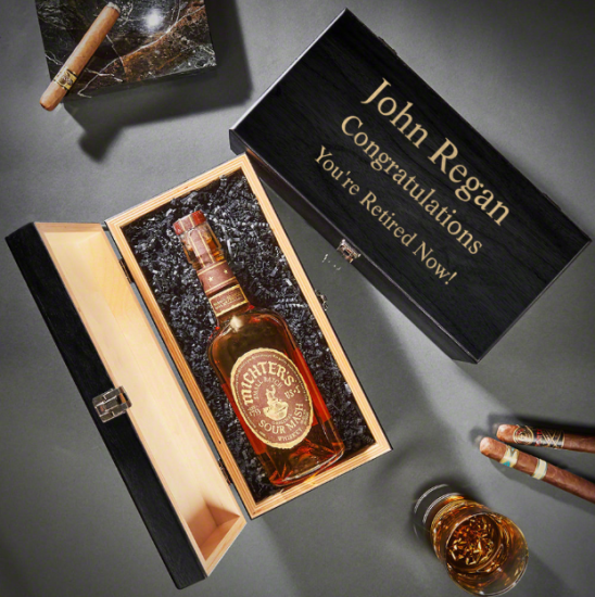 Engraved Liquor Gift Box