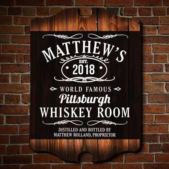 Whiskey Wall Sign