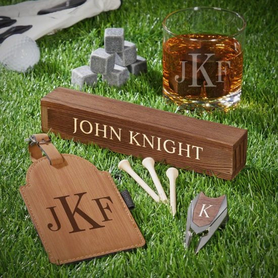 Monogrammed Golf Gift Set Best Gift for Brother