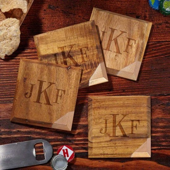 Monogrammed Coasters