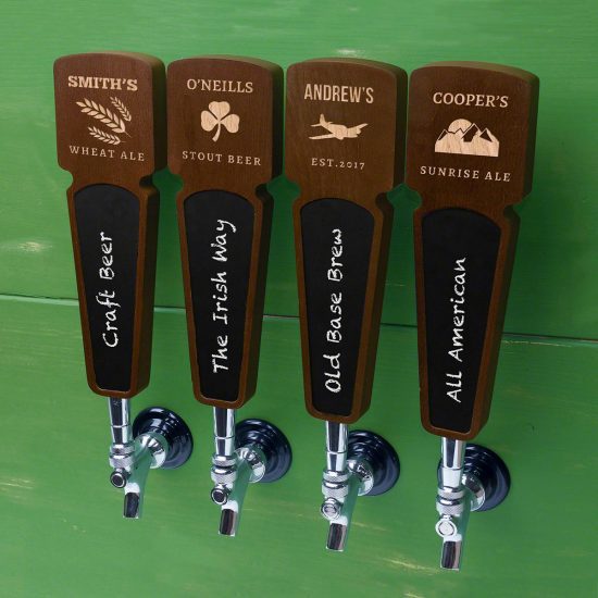 Personalized Chalkboard Beer Tap Handles
