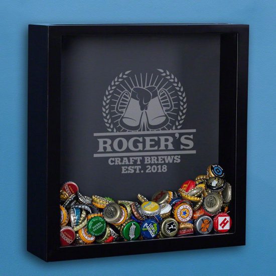Custom Shadow Box for Collecting Beer Caps